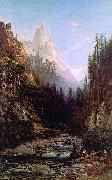 Thomas Hill Castle Craigs, California Norge oil painting reproduction